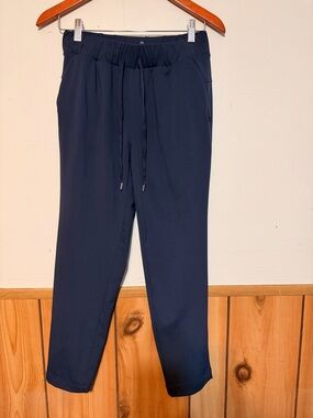 Talbots Navy Drawstring Jogger Pants